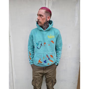 ARB Fiction Arb Splash Hoodie Washed - Green
