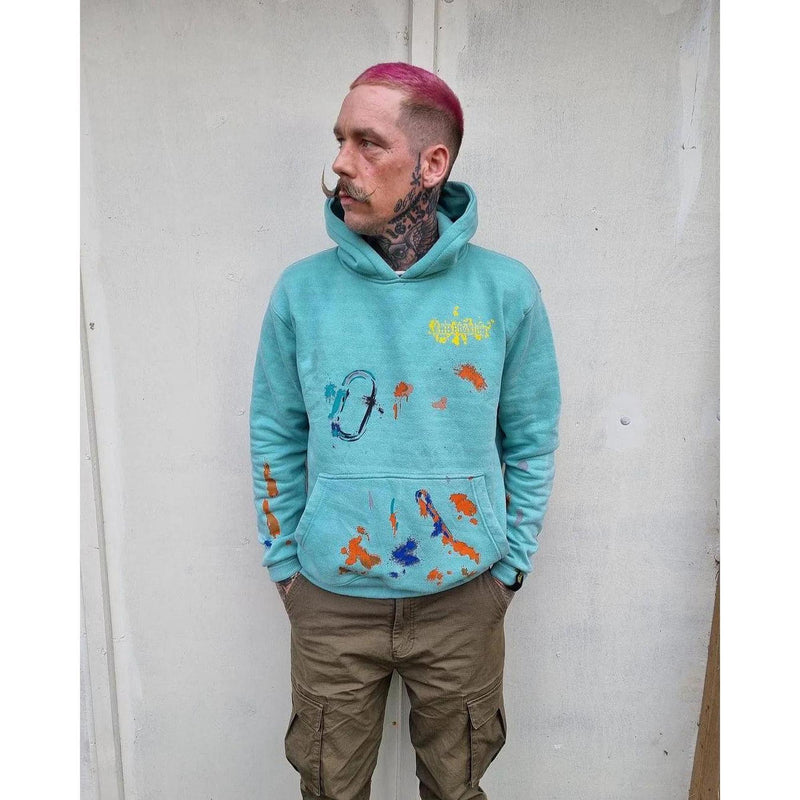 ARB Fiction Arb Splash Hoodie Washed - Green