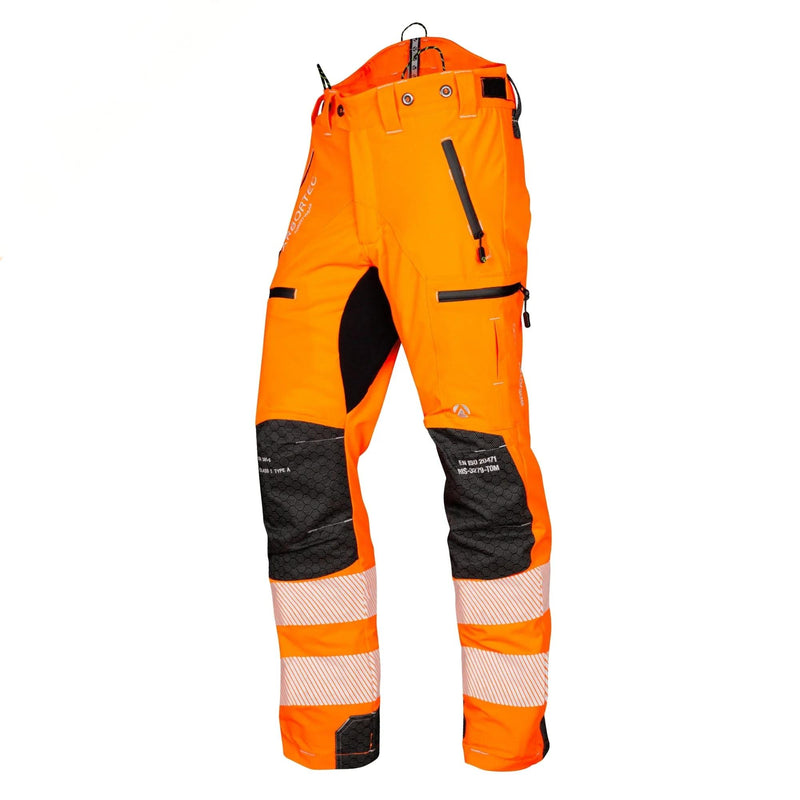 Arbortec Breatheflex Pro Type A Chainsaw Trousers - Hi-Vis Orange