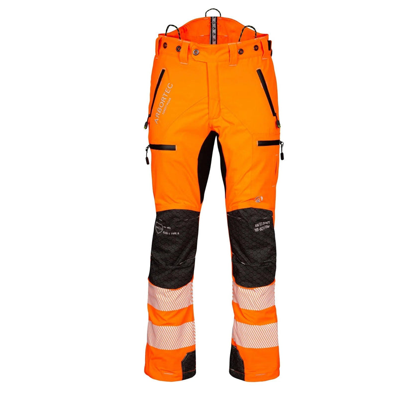 Arbortec Breatheflex Pro Type C Chainsaw Trousers - Hi-Vis Orange