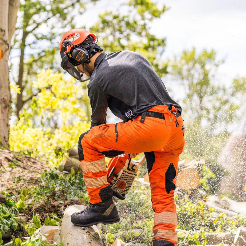 Arbortec Breatheflex Pro Type C Chainsaw Trousers - Hi-Vis Orange
