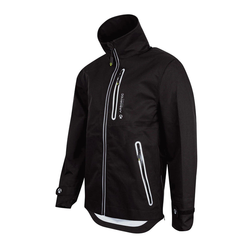 Arbortec Full Zip Waterproof Work Jacket - Black