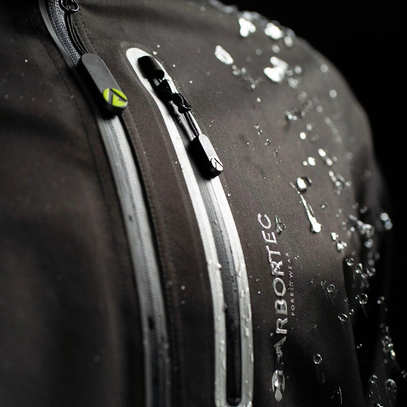 Arbortec Full Zip Waterproof Work Jacket - Black