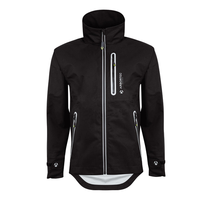Arbortec Full Zip Waterproof Work Jacket - Black