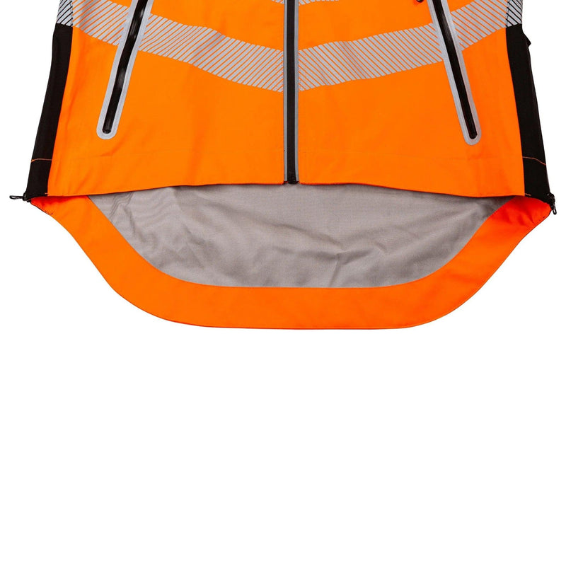 Arbortec Full Zip Waterproof Work Jacket - Hi-Vis Orange