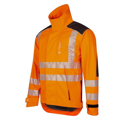 Arbortec Heavy Duty Full Zip Waterproof Jacket - Hi Vis Orange