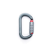 At Height K15 Oval Aluminium 3 Way Carabiner - Matt Grey