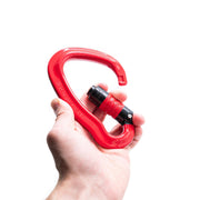 At Height K30 Modified HMS Steel 3 Way Choker Carabiner - Red
