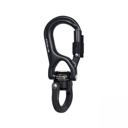 CAMP Enigma 3Lock Swivel Eye 3 Way Carabiner - Black