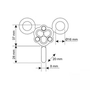 CAMP Gyro 3 Multi Directional Swivel