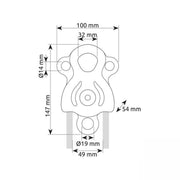 CAMP Janus 16mm Double Pulley