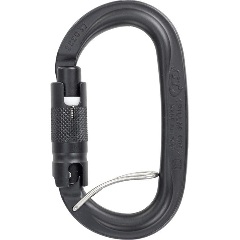 Climbing Technology Pillar Pro 3 Way Captive Carabiner - Black