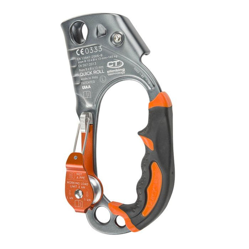 Climbing Technology Quick Roll Hand Ascender with Intergrated Pulley - Left
