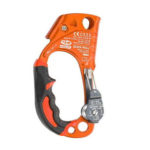 Climbing Technology Quick Roll Hand Ascender with Intergrated Pulley - Right