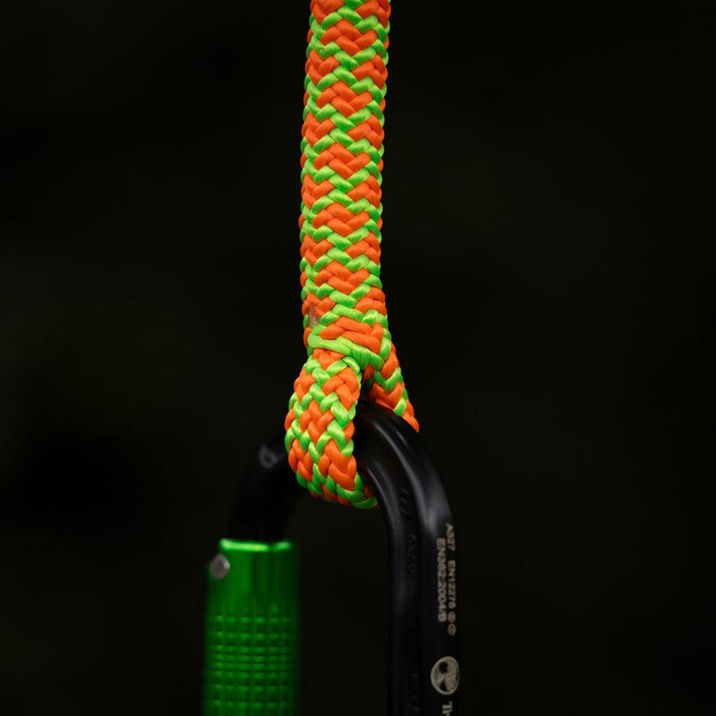 Cousin Atrax 11.6mm Climbing Rope - Green / Orange - 2 Splice