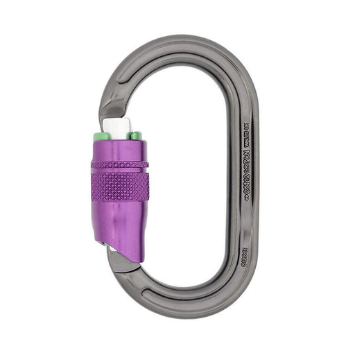 DMM Ultra O Durolock Carabiner - Titanium / Purple