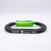 DMM x Treeworker Ultra O Locksafe 3 Way Carabiner - Black / Green