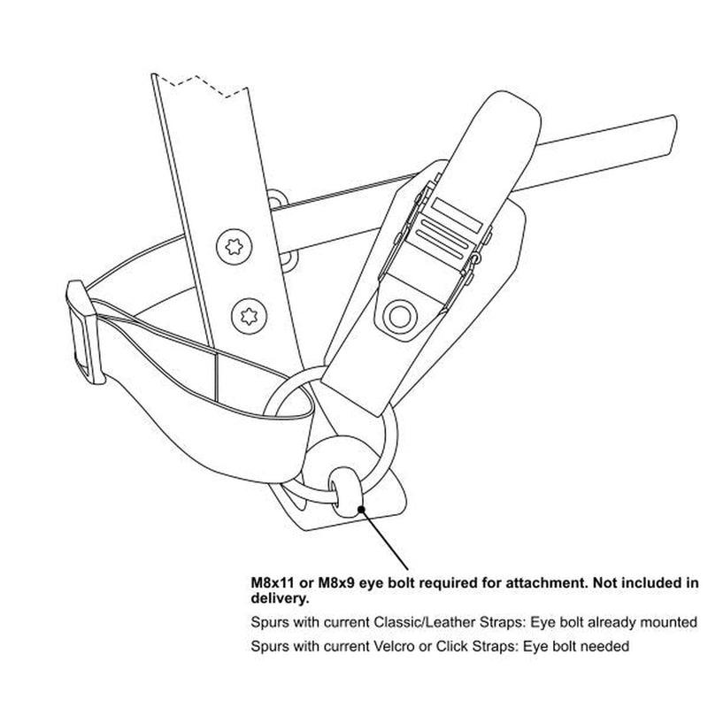 Distel Replacement Lower Ratchet Straps