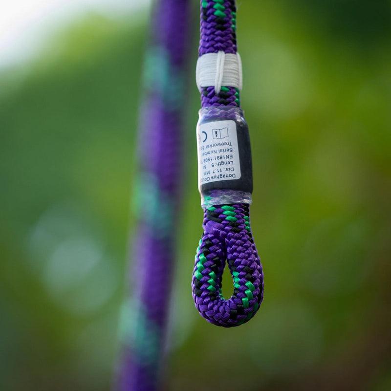 Donaghy's Cougar 11.7mm Climbing Rope - Purple / Green - 2 Splice