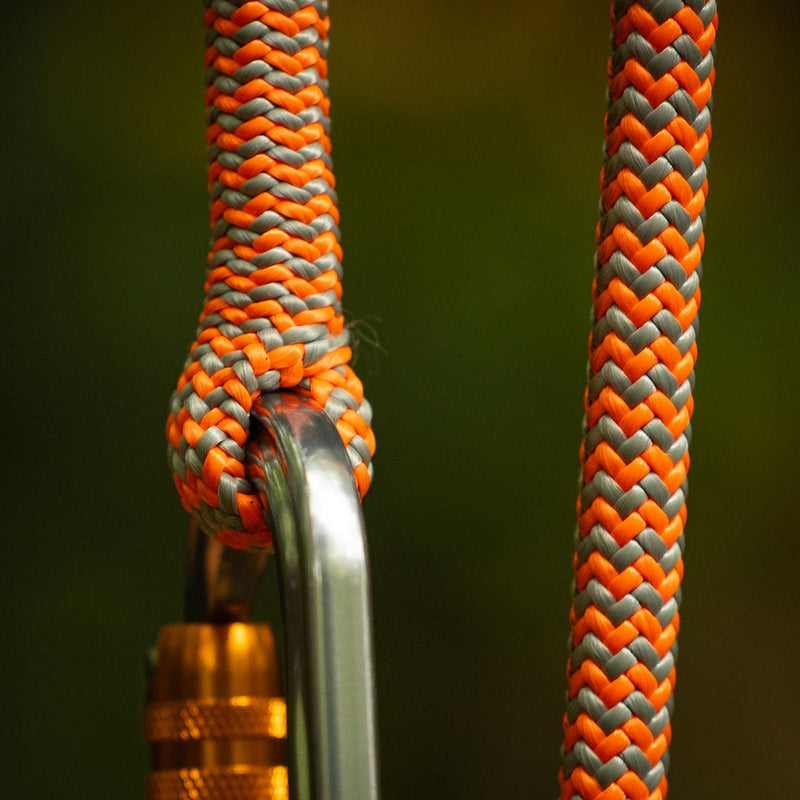 Edelrid Woodpecker 11.7mm Climbing Rope - Orange / Grey - 1 Splice