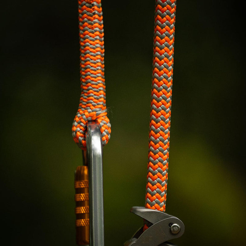 Edelrid Woodpecker 11.7mm Climbing Rope - Orange / Grey - 1 Splice