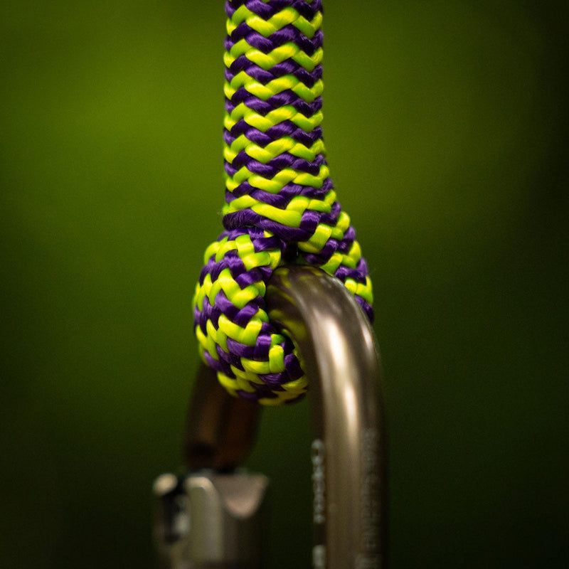 Edelrid Woodpecker 11.7mm Climbing Rope - Purple / Yellow - 1 Splice