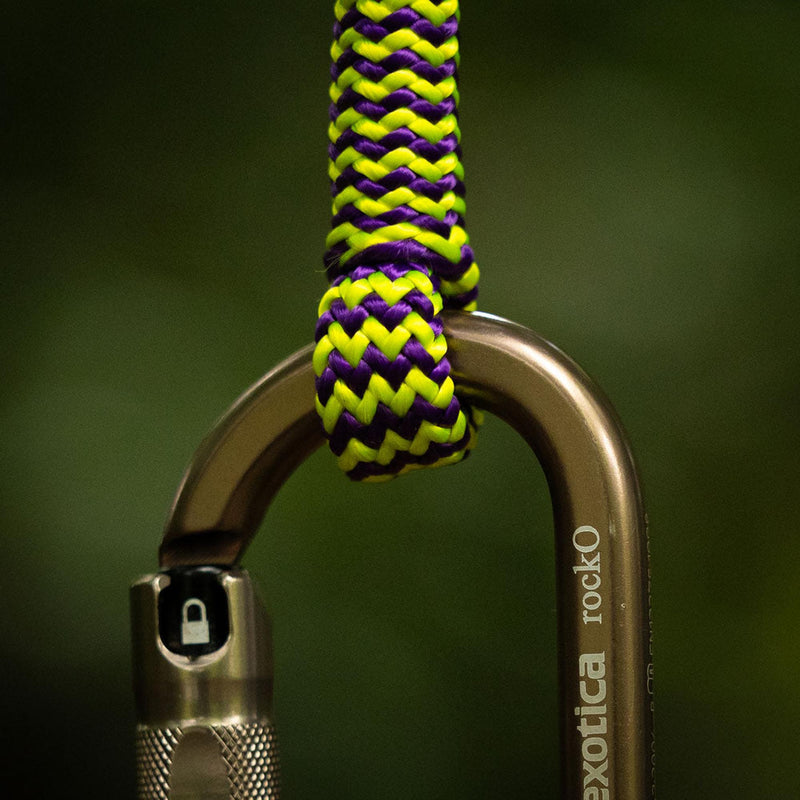 Edelrid Woodpecker 11.7mm Climbing Rope - Purple / Yellow - 1 Splice