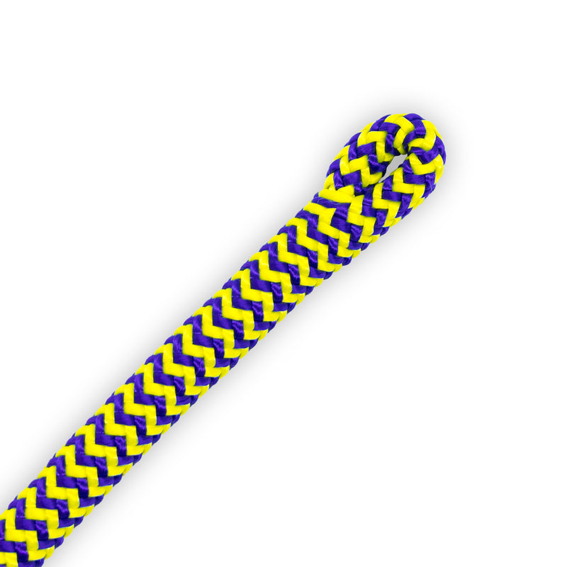 Edelrid Woodpecker 11.7mm Climbing Rope - Purple / Yellow - 1 Splice
