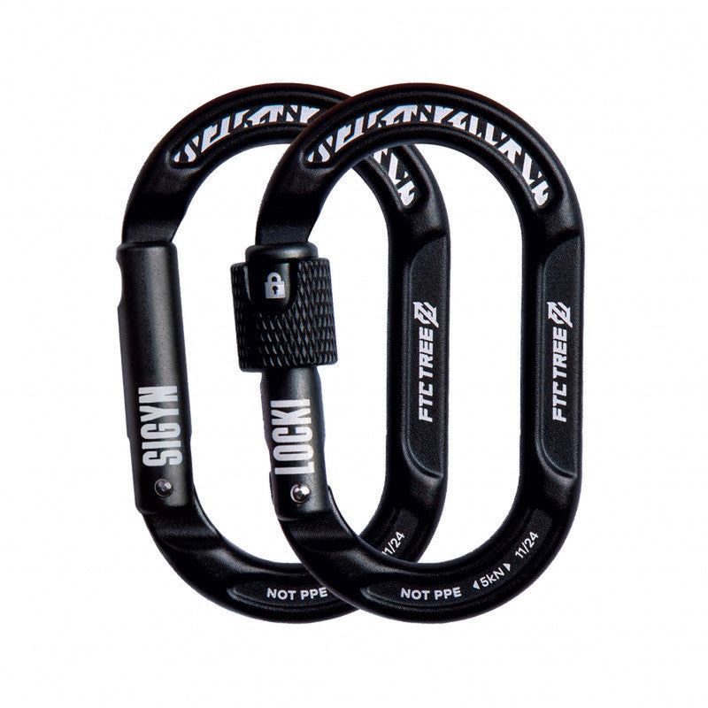 FTC Locki & Sigyn Accessory Carabiners (set of 2) - Black