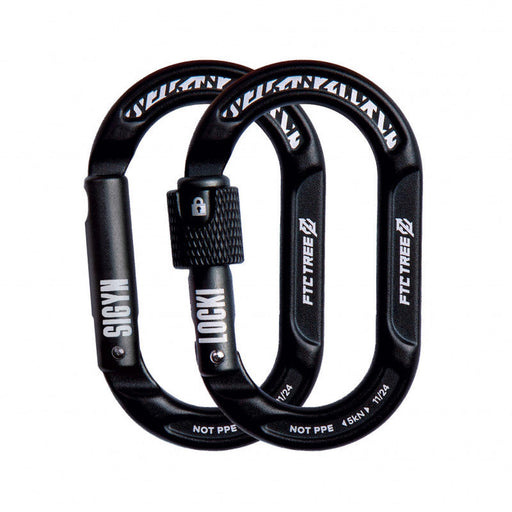 FTC Locki & Sigyn Accessory Carabiners (set of 2) - Black