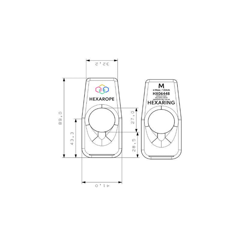 Hexarope HexaRing Friction Rigging Ring