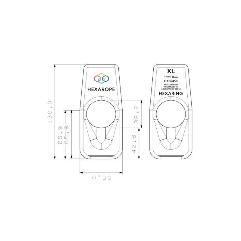 Hexarope HexaRing Friction Rigging Ring