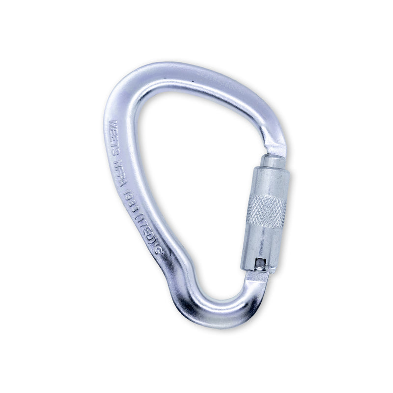 ISC Big Dan Steel 3 Way Carabiner - Silver