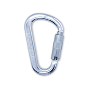 ISC HMS Steel 3 Way Carabiner - Silver