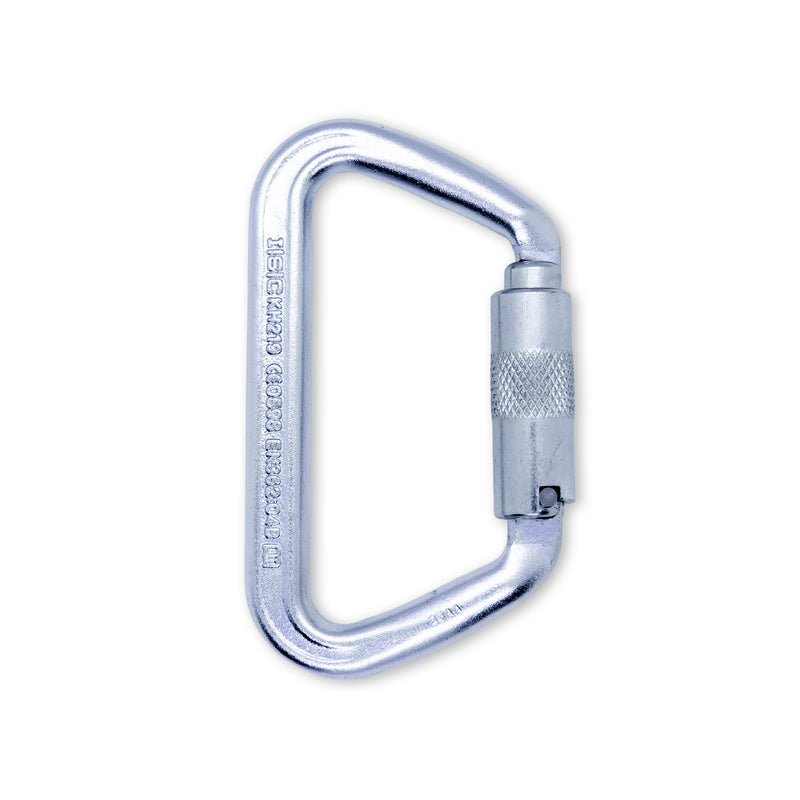 ISC Iron Wizard Steel 3 Way Carabiner - Silver