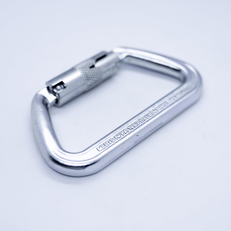ISC Iron Wizard Steel 3 Way Carabiner - Silver