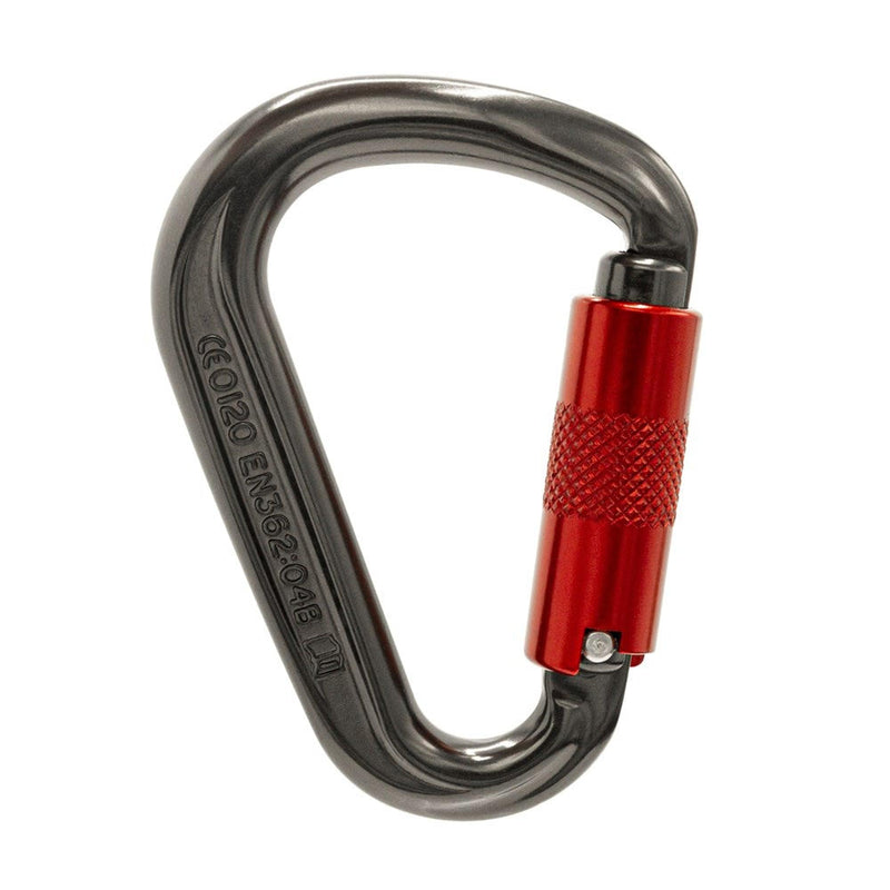 ISC Mini HMS Supersafe 3 Way Carabiner - Grey