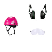 LAND AeroPro Arborist Helmet Combo - 31SNR Ear Defenders and Clear Pilot Visor