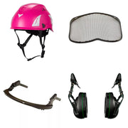 LAND AeroPro Arborist Helmet Combo - 31SNR Ear Defenders and Mesh Visor