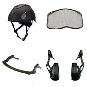 LAND AeroPro Arborist Helmet Combo - 31SNR Ear Defenders and Mesh Visor