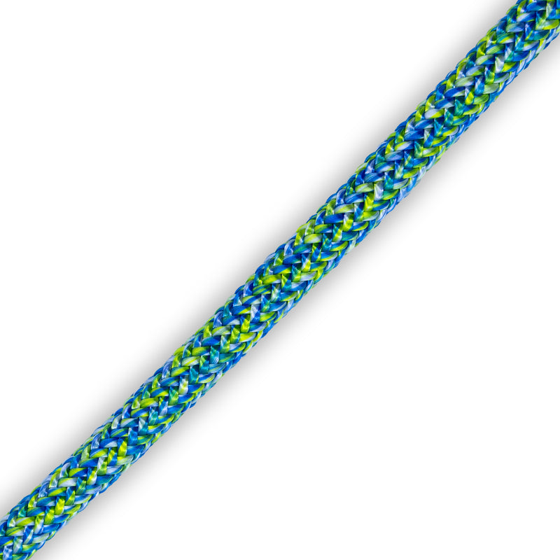 Liros Safe Vision 11.8mm Climbing Rope - Blue / Yellow - No Splice