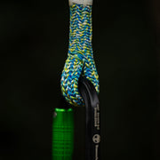 Liros Safe Vision 12.8mm Climbing Rope - Blue / Yellow - 2 Splice