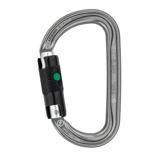 Petzl Am'D Ball Lock 3 Way Carabiner - Grey