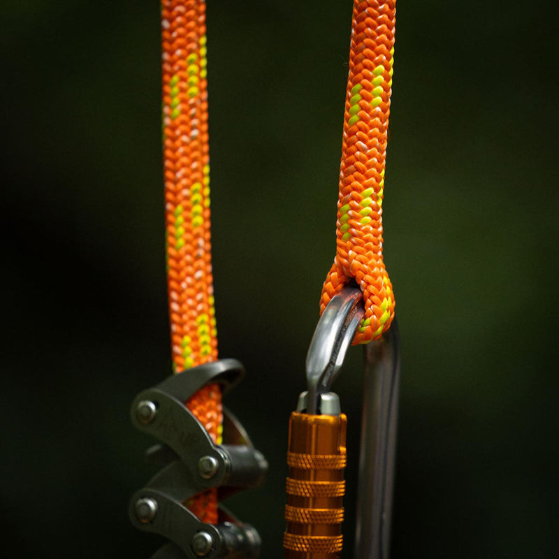 Petzl Flow 11.8mm Climbing Rope - Orange - 1 Splice