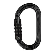 Petzl OK Oval Triact 3 Way Carabiner - Black