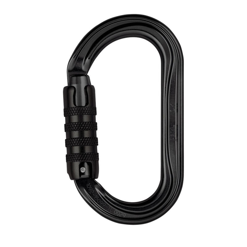 Petzl OK Oval Triact 3 Way Carabiner - Black