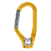 Petzl ROLLCLIP Pulley Push Gate Carabiner - Yellow