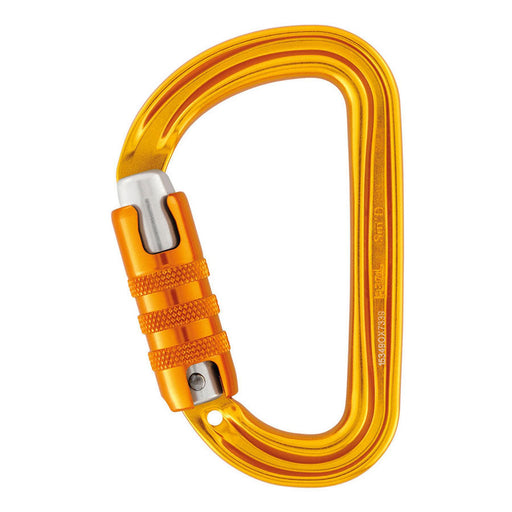 Petzl Sm'D Ultra-light Triact 3 Way Carabiner - Yellow