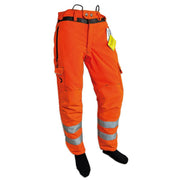 Pfanner Arborist Type C Chainsaw Trousers - Hi-Vis Orange