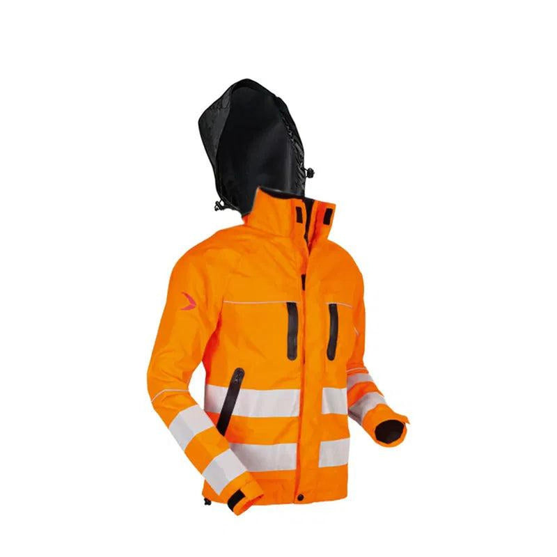 Pfanner Zipp2Zipp Rain Jacket - Hi Vis Orange